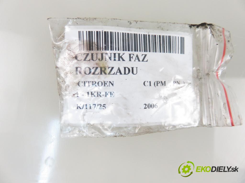 CITROEN C1 (PM_, PN_) HB 2006 50,00 1.0 12V R3 68 - 1KR-FE 998,00 Snímač časovania Vačkový hriadeľ: 30Q010