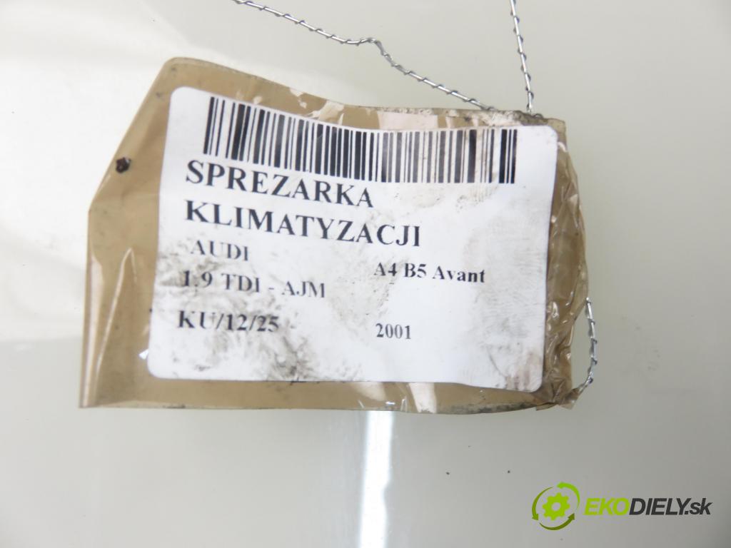 AUDI A4 Avant (8D5, B5) KOMBI 2001 85,00 1.9 TDI - AJM 1896,00 KOMPRESOR: klimatizácie 8D0260808 (Kompresory klimatizácie)