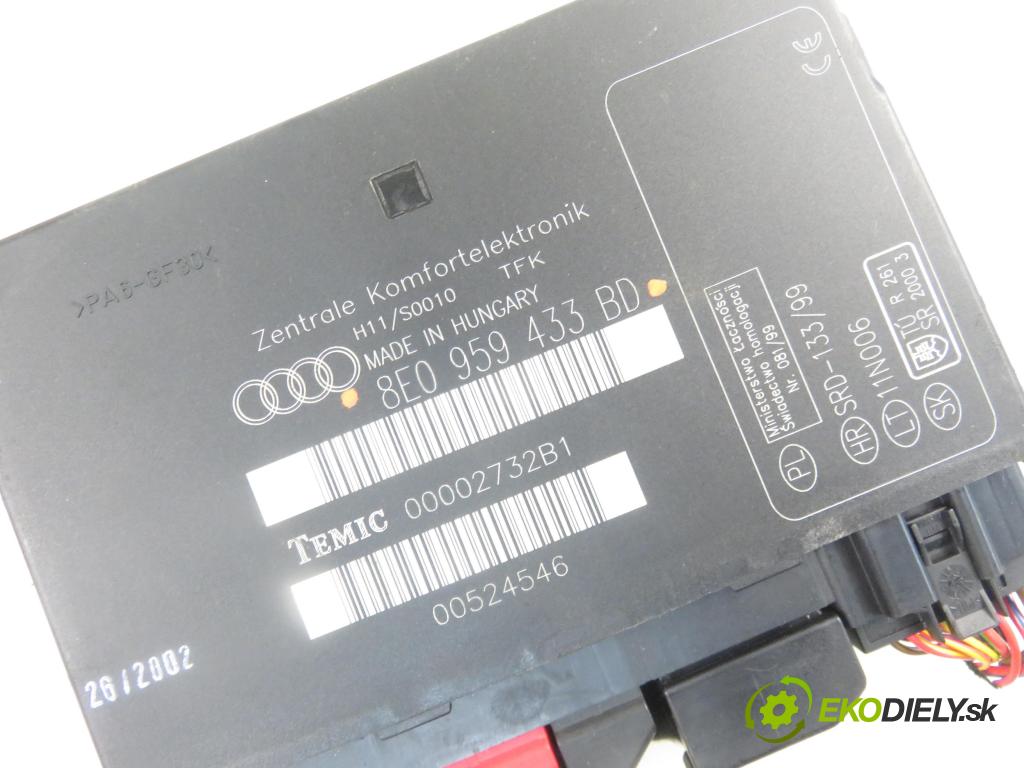 AUDI A4 (8E2, B6) SEDAN 2002 74,00 1.9 TDI - AVB 1896,00 MODUL komfortu 8E0959433BD