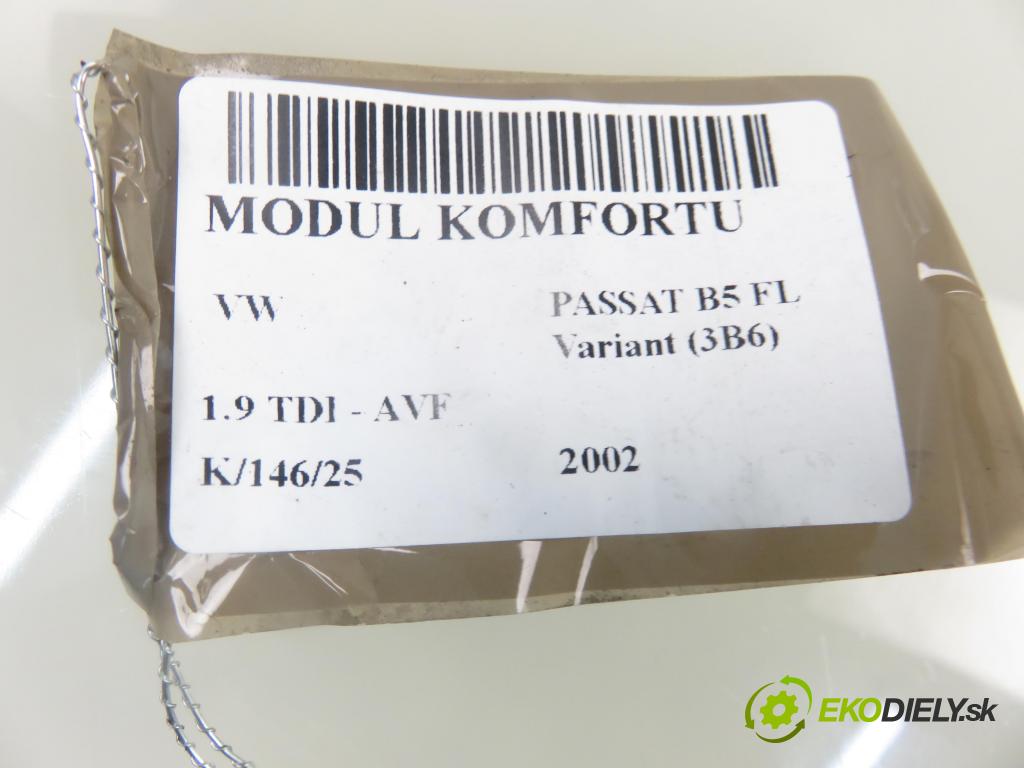 VW PASSAT B5.5 Variant (3B6) KOMBI 2002 96,00 1.9 TDI PD 130 - AVF 1896,00 MODUL komfortu 1C0959799B