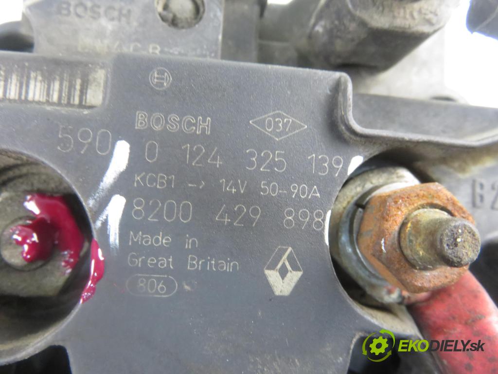 RENAULT CLIO III (BR0/1, CR0/1) HB 2006 55,00 1.2 16V 75 - D4F 740 1149,00 Alternátor 8200429898 ; 0124325139 (Alternátory)