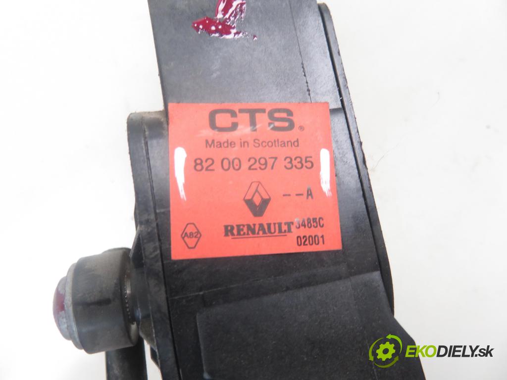 RENAULT CLIO III (BR0/1, CR0/1) HB 2006 55,00 1.2 16V 75 - D4F 740 1149,00 Potenciometer plynu 8200297335 (Pedále)