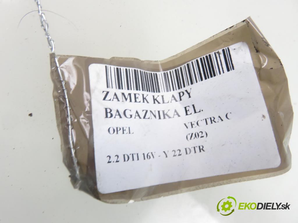 OPEL VECTRA C (Z02) LIFTBACK 2003 92,00 2.2 DTI 16V 125 - Y 22 DTR 2172,00 zámok dveří kufr EL. 13173563 ; 495072894