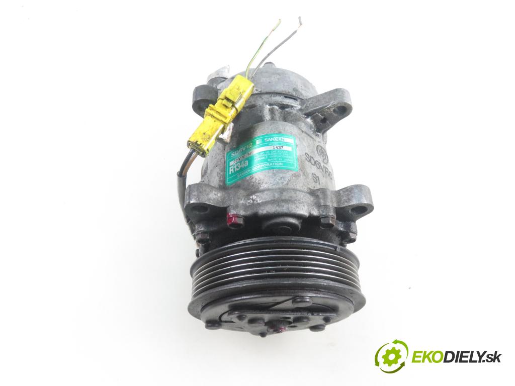 PEUGEOT 307 (3A/C) HB 2003 66,00 2.0 HDi 90 - RHY (DW10TD) 1997,00 KOMPRESOR: klimatizácie  (Kompresory klimatizácie)