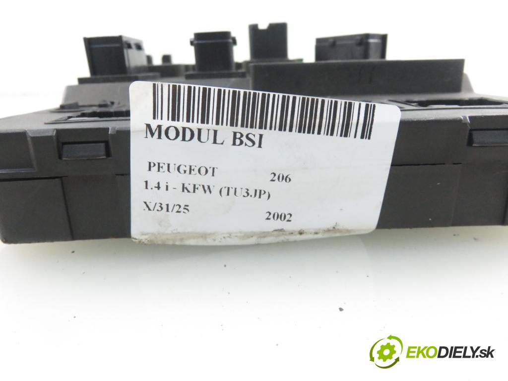 PEUGEOT 206 liftback (2A/C) HB 2002 55,00 1.4 75 - KFW 1360,00 MODUL BSI S118085210E ; 9646777380