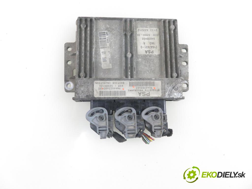 PEUGEOT 206 liftback (2A/C) HB 2002 55,00 1.4 75 - KFW 1360,00 Riadiaca jednotka Motor 9646988680 ; 9644625680