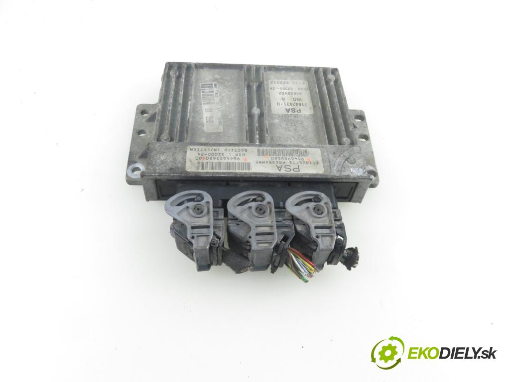 PEUGEOT 206 liftback (2A/C) HB 2002 55,00 1.4 75 - KFW 1360,00 Riadiaca jednotka Motor 9646988680 ; 9644625680