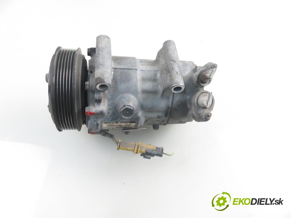 PEUGEOT 206 liftback (2A/C) HB 2007 55,00 1.4 75 - KFW 1360,00 KOMPRESOR: klimatizácie 9655191580 (Kompresory klimatizácie)