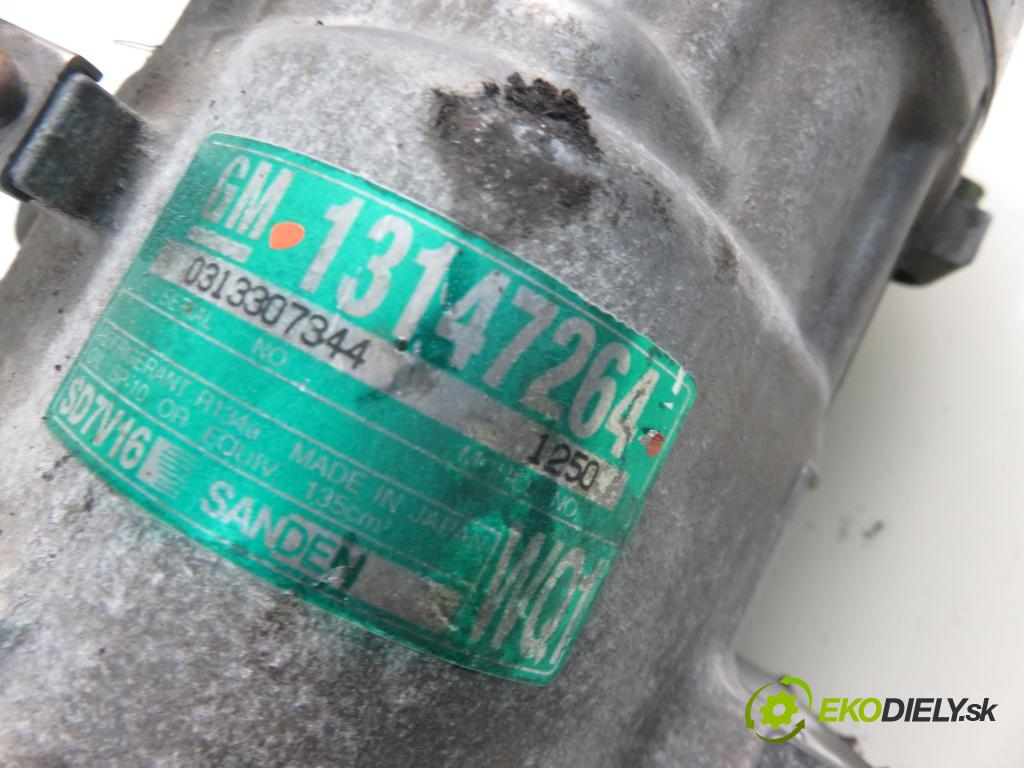 OPEL VECTRA C (Z02) LIFTBACK 2003 92,00 2.2 DTI 16V 125 - Y 22 DTR 2172,00 KOMPRESOR: klimatizácie 13147264 (Kompresory klimatizácie)