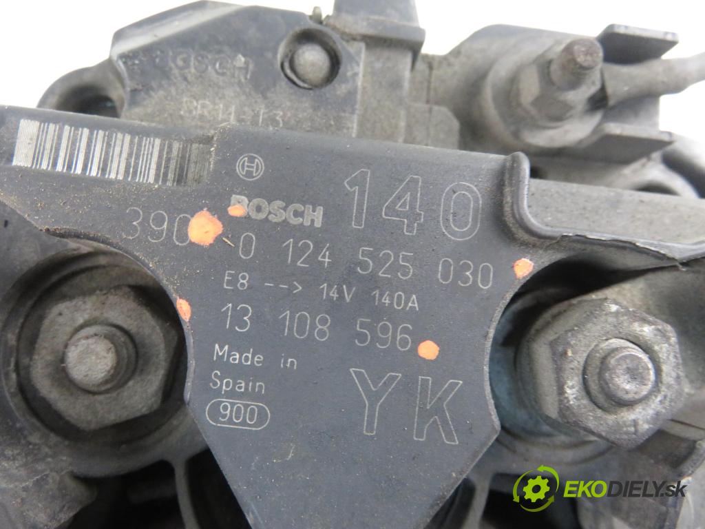 OPEL VECTRA C (Z02) LIFTBACK 2003 92,00 2.2 DTI 16V 125 - Y 22 DTR 2172,00 Alternátor 0124525030 ; 13108596 (Alternátory)