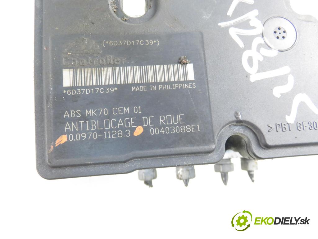 PEUGEOT 206 liftback (2A/C) HB 2007 55,00 1.4 75 - KFW 1360,00 Pumpa ABS 10097011283 ; 9659136980 (Pumpy ABS)