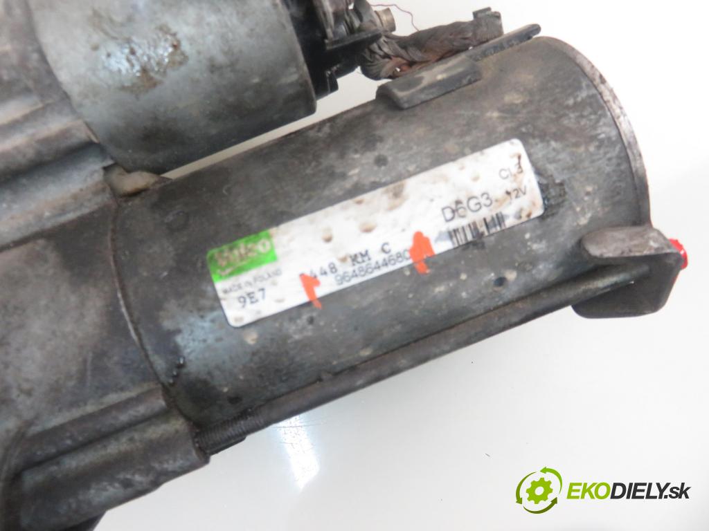 PEUGEOT 206 liftback (2A/C) HB 2007 55,00 1.4 75 - KFW 1360,00 Štartér 9648644680 (Štartéry)