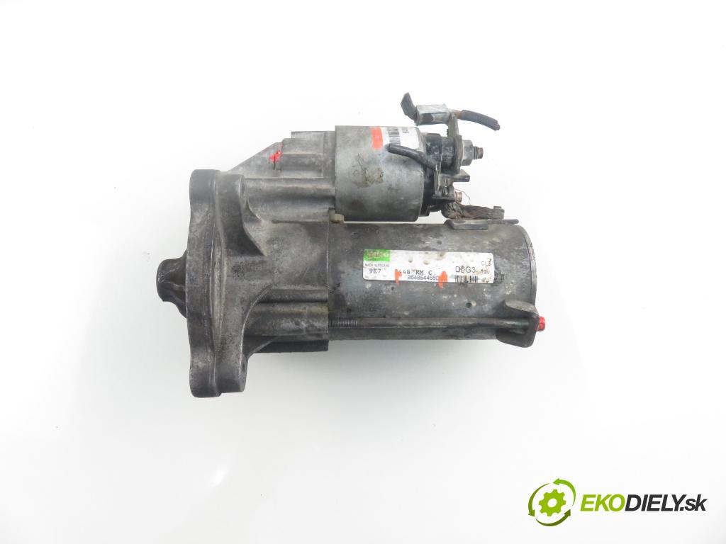 PEUGEOT 206 liftback (2A/C) HB 2007 55,00 1.4 75 - KFW 1360,00 Štartér 9648644680 (Štartéry)