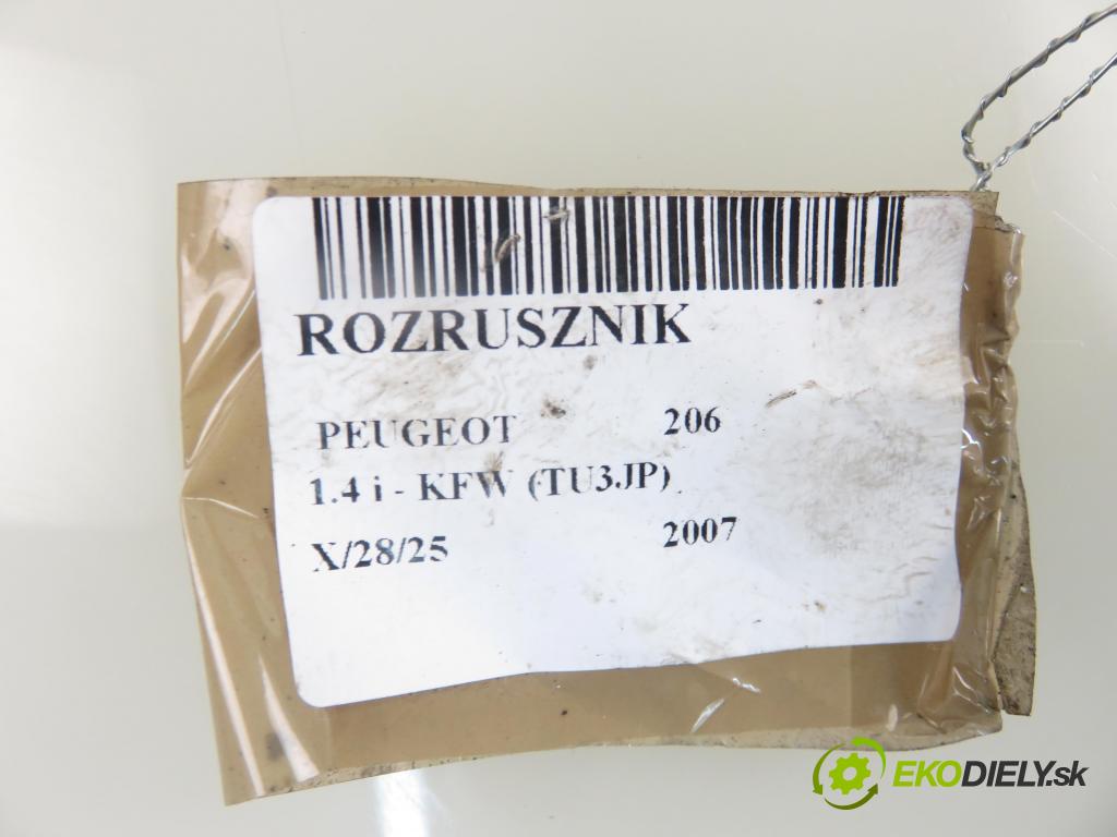 PEUGEOT 206 liftback (2A/C) HB 2007 55,00 1.4 75 - KFW 1360,00 Štartér 9648644680 (Štartéry)