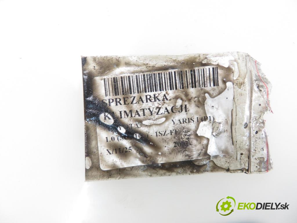 TOYOTA YARIS (_P1_) HB 2002 50,00 1.0 VVT- i 68 - 1SZ-FE 998,00 KOMPRESOR: klimatizácie (Kompresory klimatizácie)