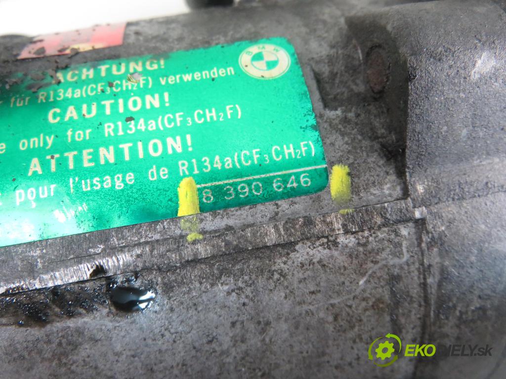 BMW 3 (E46) SEDAN 1999 100,00 320 d 136 - M47 D20 (204D1) 1951,00 KOMPRESOR: klimatizácie 8386650 ; 8390646 (Kompresory klimatizácie)