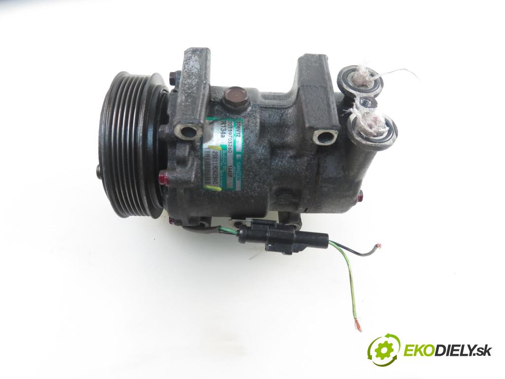 FORD FIESTA V (JH_, JD_) HB 2002 50,00 1.4 TDCi 8V 68 - F6JA 1399,00 KOMPRESOR: klimatizácie 2S6119D629AD (Kompresory klimatizácie)