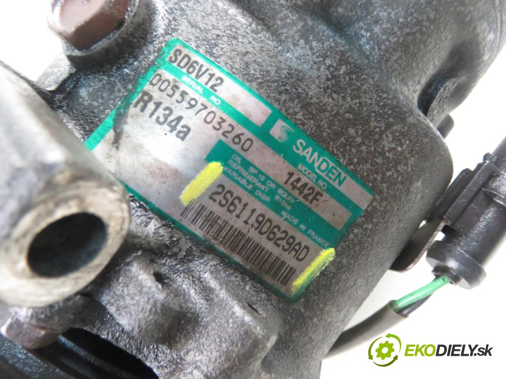 FORD FIESTA V (JH_, JD_) HB 2002 50,00 1.4 TDCi 8V 68 - F6JA 1399,00 KOMPRESOR: klimatizácie 2S6119D629AD (Kompresory klimatizácie)