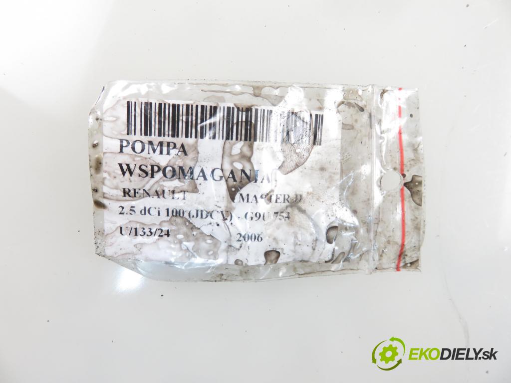 RENAULT MASTER II Autobus (JD) BUS 2006 0,00 2.5 dCi 100 (JDCV) - G9U 754 2464,00 Pumpa servočerpadlo 26081335RR ; 8200024738 (Servočerpadlá, pumpy riadenia)