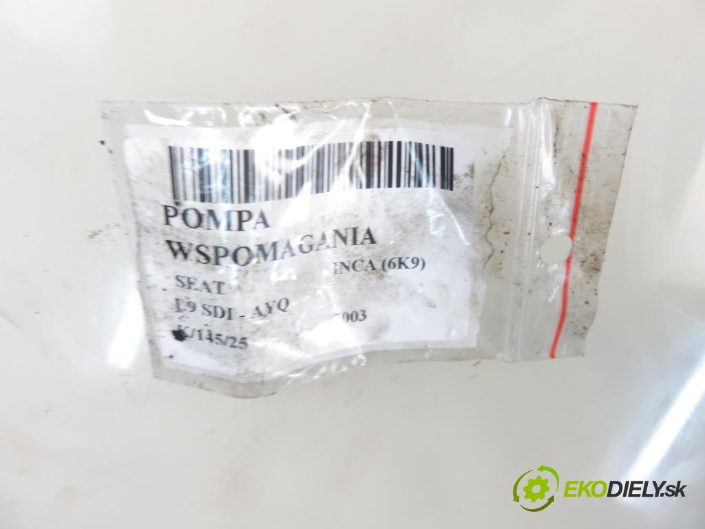 SEAT INCA (6K9) FURGON 2003 47,00 1.9 SDI - AYQ 1896,00 Pumpa servočerpadlo 6N0422154F (Servočerpadlá, pumpy riadenia)