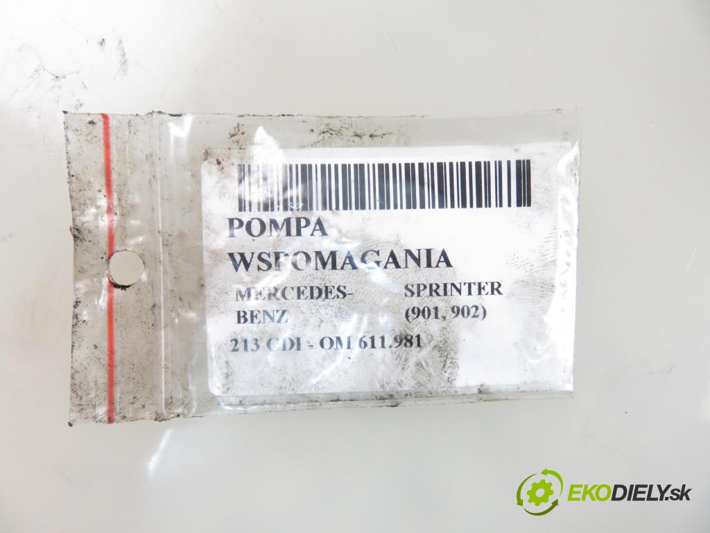 MERCEDES-BENZ SPRINTER 2-t Skrzynia(901, 902) FURGON 2001 0,00 213 CDI - OM 611.981 2148,00 Pumpa servočerpadlo (Servočerpadlá, pumpy riadenia)