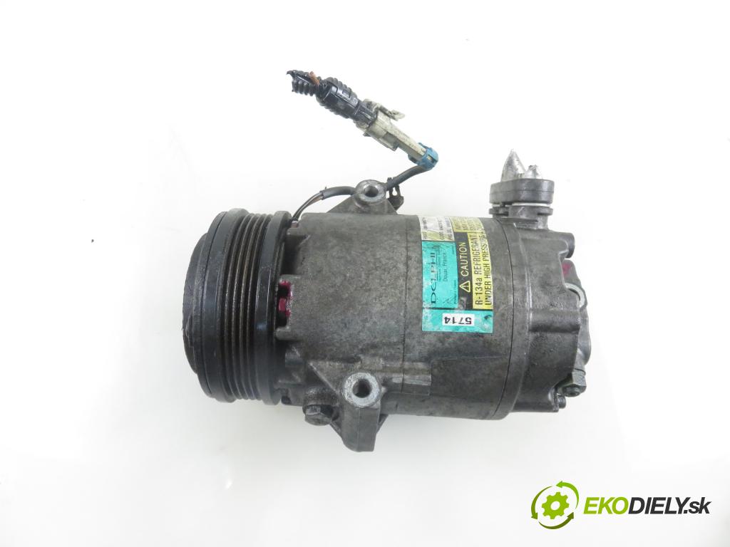 OPEL ASTRA G Kombi (T98) KOMBI 2000 74,00 1.6 16V - Z 16 XE 1598,00 KOMPRESOR: klimatizácie 09165714 (Kompresory klimatizácie)