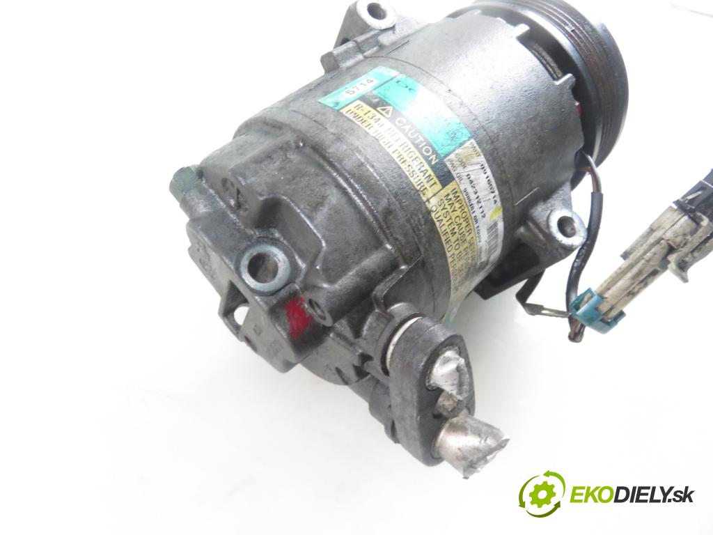 OPEL ASTRA G Kombi (T98) KOMBI 2000 74,00 1.6 16V - Z 16 XE 1598,00 KOMPRESOR: klimatizácie 09165714 (Kompresory klimatizácie)