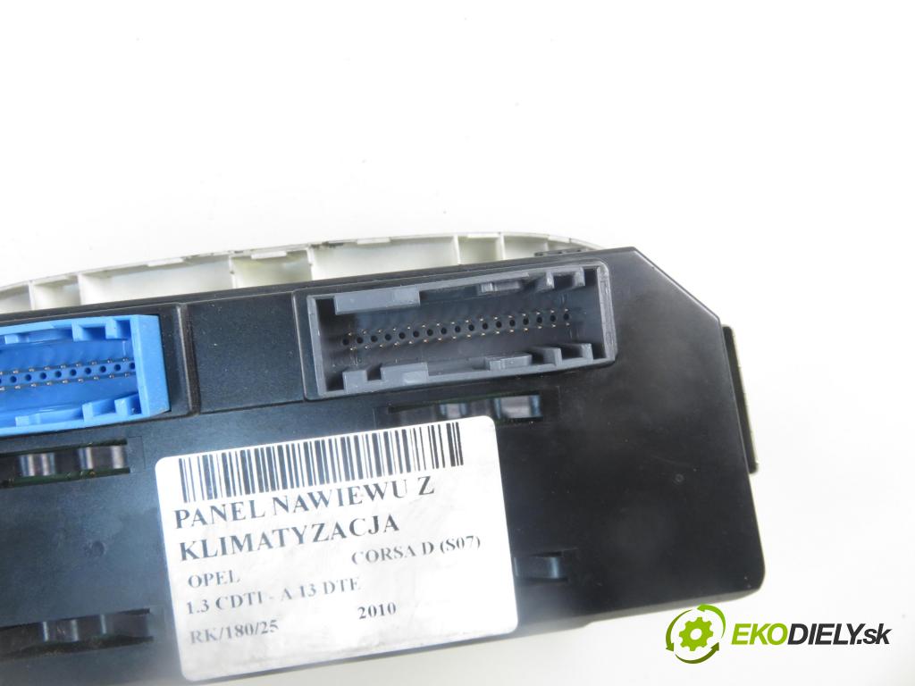 OPEL CORSA D (S07) HB 2010 70,00 1.3 CDTI - A 13 DTE 1248,00 Panel kúrenia KLIMATIZACE: 13261832