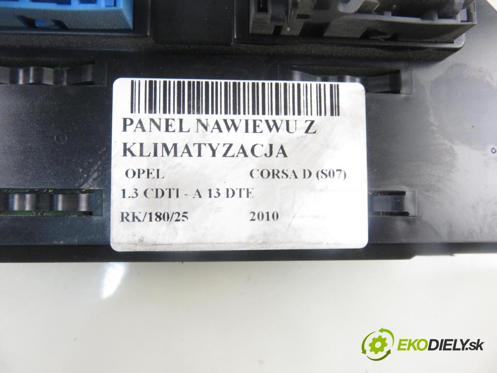 OPEL CORSA D (S07) HB 2010 70,00 1.3 CDTI - A 13 DTE 1248,00 Panel kúrenia KLIMATIZACE: 13261832