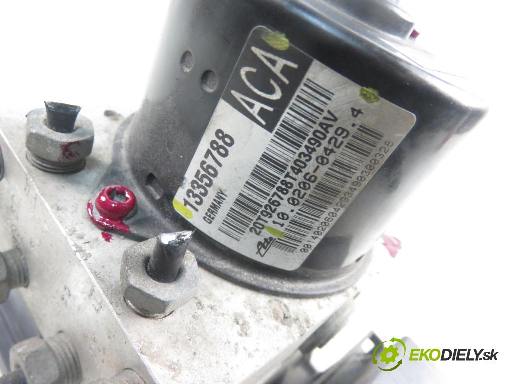 OPEL ASTRA J Sports Tourer (P10) KOMBI 2011 103,00 1.4 Turbo - A 14 NET 1364,00 Pumpa ABS 10096045223 ; 13356788ACA ; 10020604294 (Pumpy ABS)