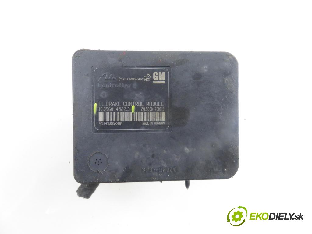 OPEL ASTRA J Sports Tourer (P10) KOMBI 2011 103,00 1.4 Turbo - A 14 NET 1364,00 Pumpa ABS 10096045223 ; 13356788ACA ; 10020604294 (Pumpy ABS)