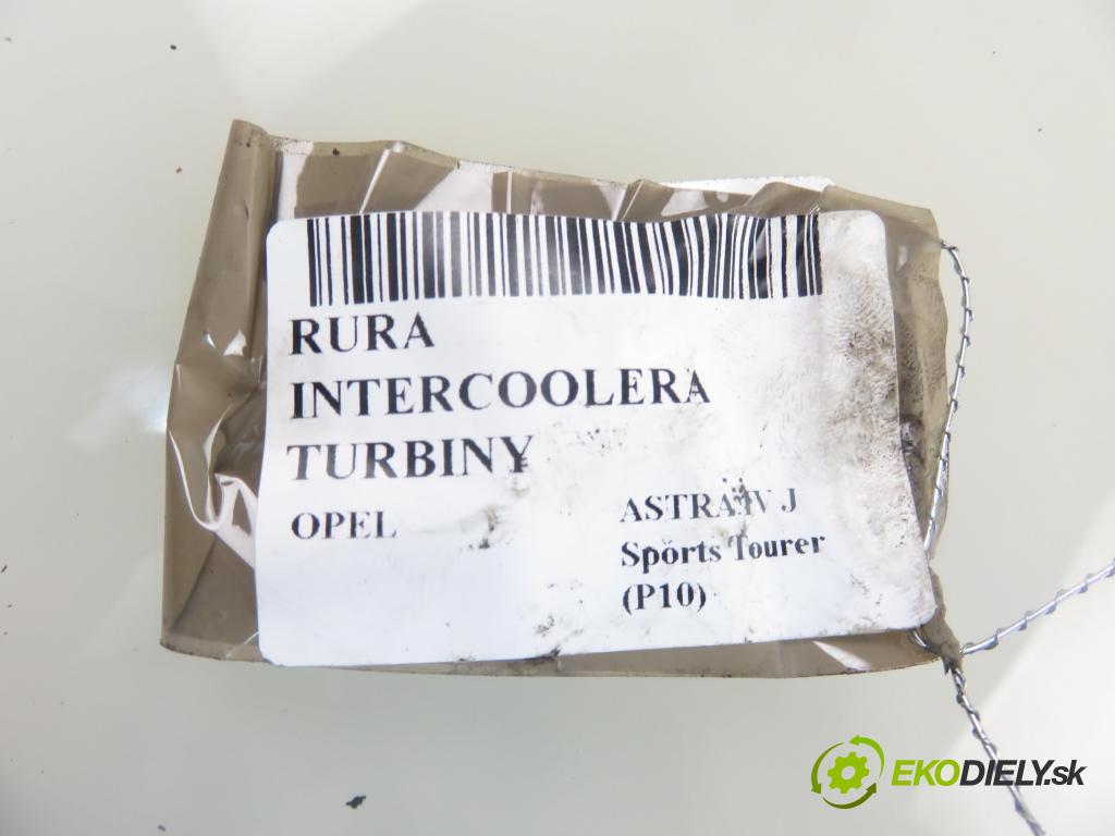 OPEL ASTRA J Sports Tourer (P10) KOMBI 2011 103,00 1.4 Turbo - A 14 NET 1364,00 Rúra intercoolera turba 13265269