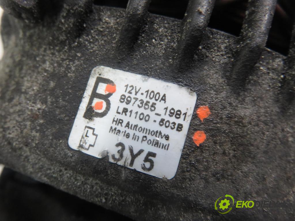 OPEL MERIVA A nadwozie wielkoprzestrzenne (MPV) (X03) HB 2004 74,00 1.7 CDTI 101 - Z 17 DT 1686,00 Alternátor 8973551981 ; LR1100503B (Alternátory)