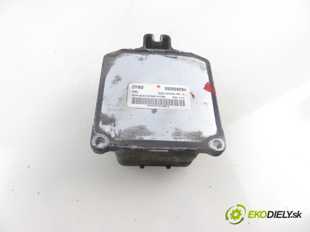 OPEL ASTRA G liftback (T98) HB 1999 74,00 1.6 16V - X 16 XEL 1598,00 Riadiaca jednotka Motor 09355929