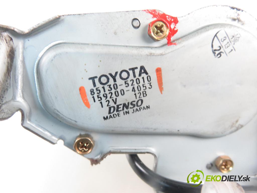 TOYOTA YARIS (_P1_) HB 2000 50,00 1.0 VVT- i 68 - 1SZ-FE 998,00 motorek stěrače ZADNÍ: 8513052010 ; 1592004053