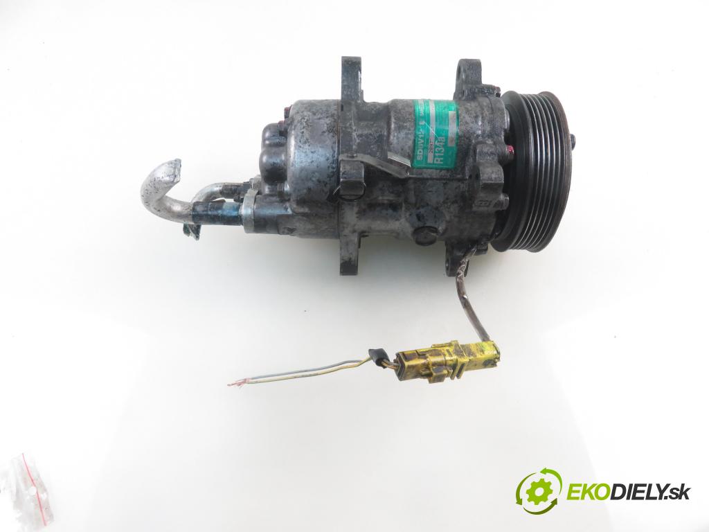 PEUGEOT 307 (3A/C) HB 2004 66,00 2.0 HDi 90 - RHY (DW10TD) 1997,00 KOMPRESOR: klimatizácie  (Kompresory klimatizácie)