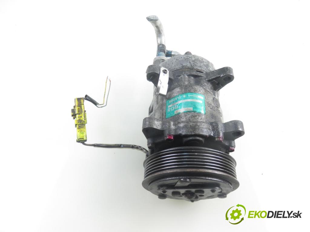 PEUGEOT 307 (3A/C) HB 2004 66,00 2.0 HDi 90 - RHY (DW10TD) 1997,00 KOMPRESOR: klimatizácie  (Kompresory klimatizácie)