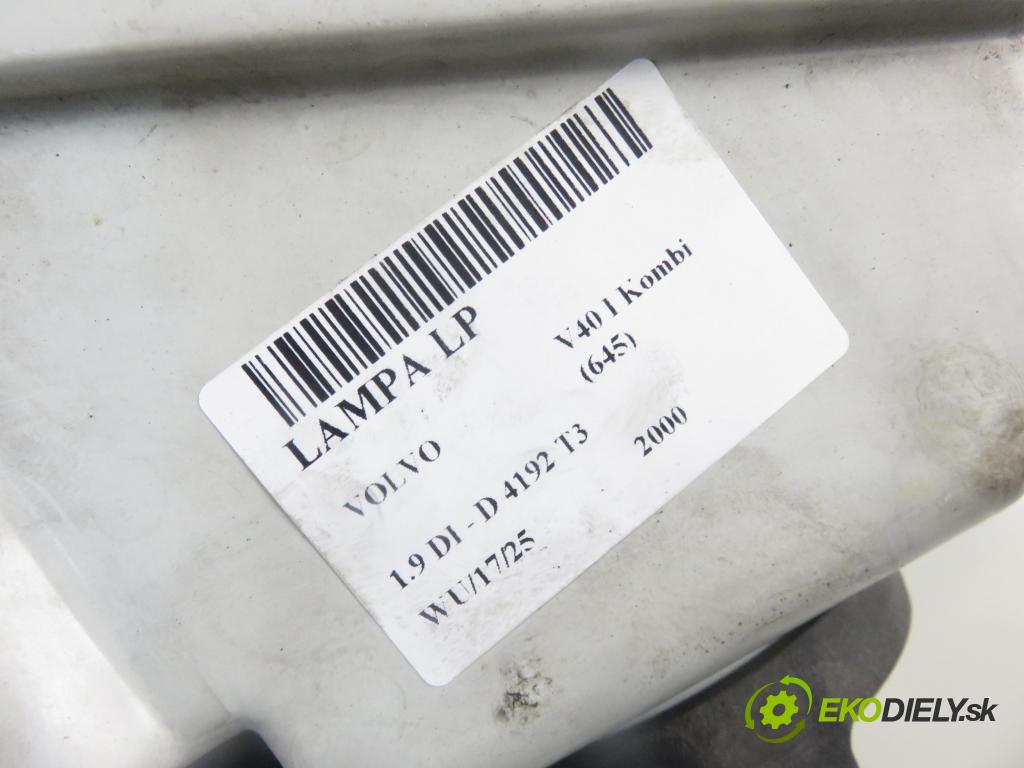 VOLVO V40 Kombi (645) KOMBI 2000 85,00 1.9 DI 116 - D 4192 T3 1870,00 světlo LP 14908900