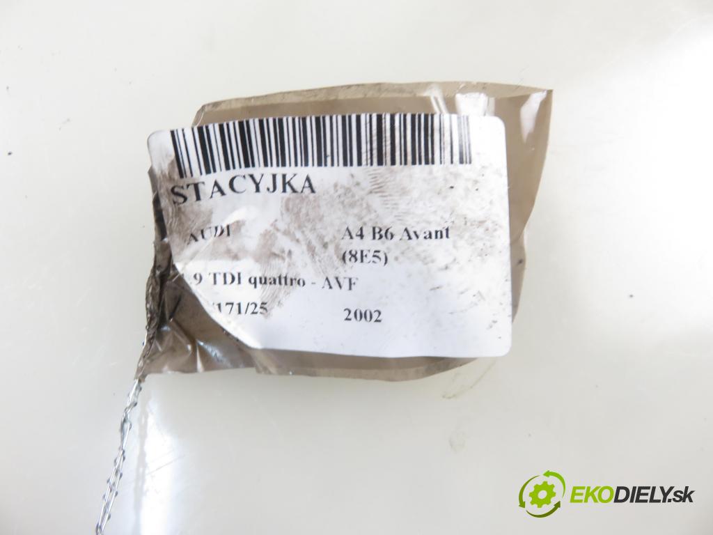 AUDI A4 Avant (8E5, B6) KOMBI 2002 96,00 1.9 TDI quattro - AVF 1896,00 spinačka 4B0905851G (Spínacia skrinka)