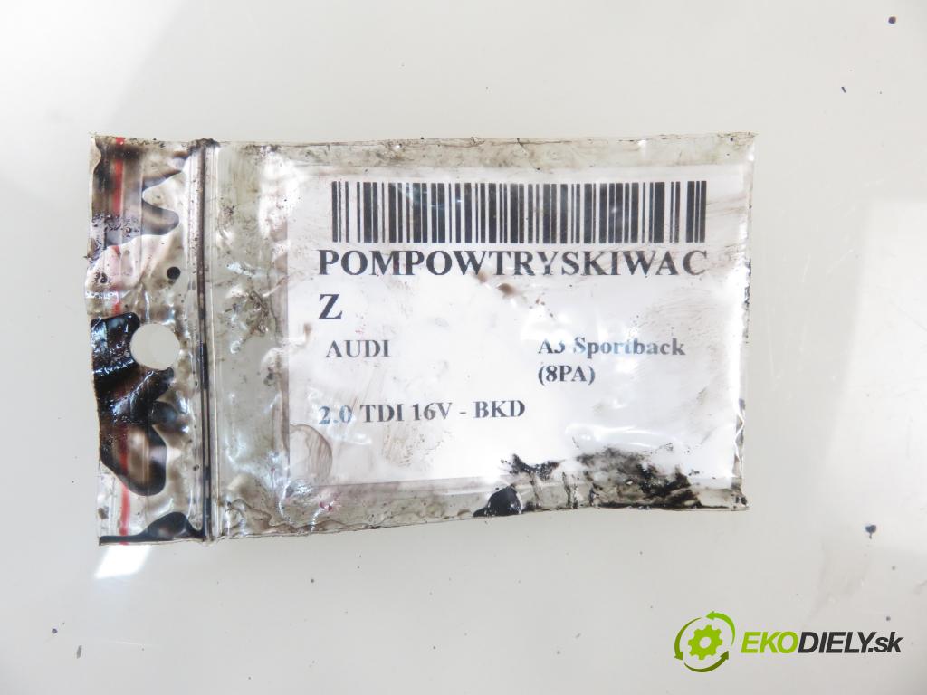 AUDI A3 Sportback (8PA) HB 2006 103,00 2.0 TDI 16V - BKD 1968,00 Vstrekovač 03G130073G ; 0414720404 (Vstrekovače)