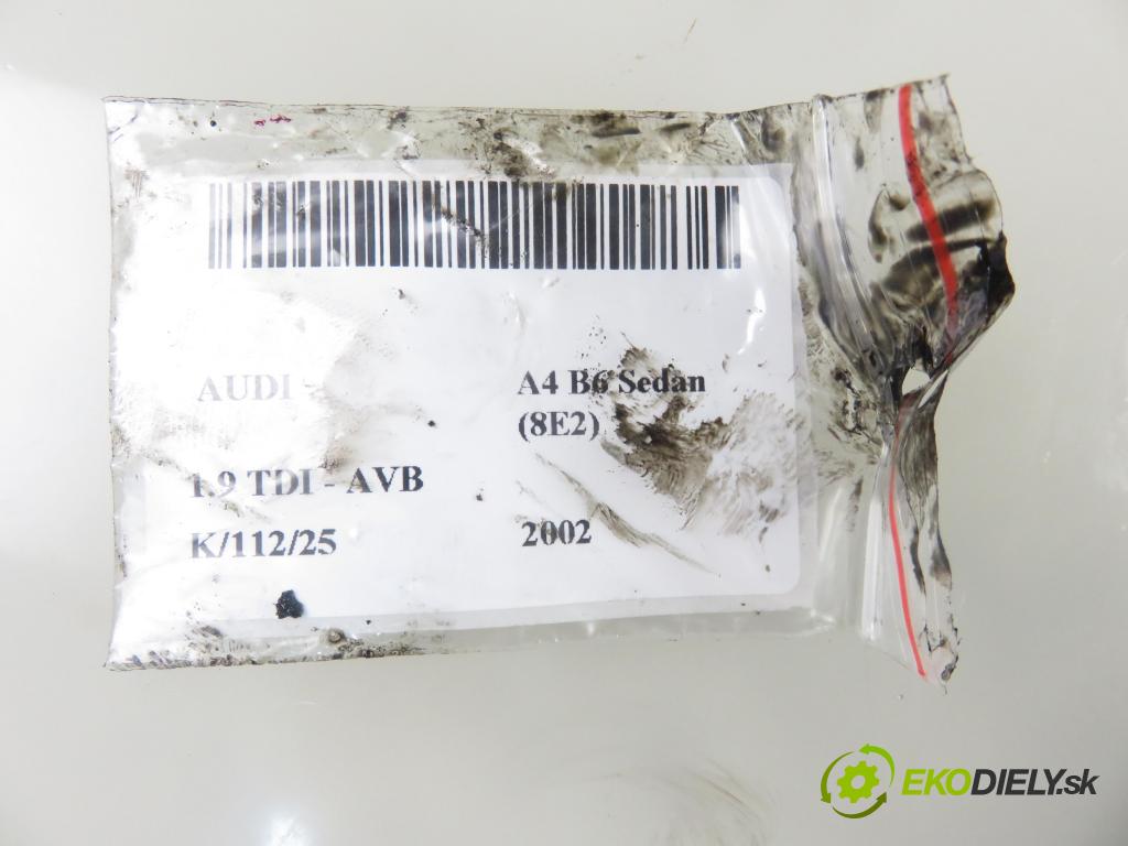 AUDI A4 (8E2, B6) SEDAN 2002 74,00 1.9 TDI - AVB 1896,00 Vstrekovač 038130073AJ ; 0414720037 (Vstrekovače)