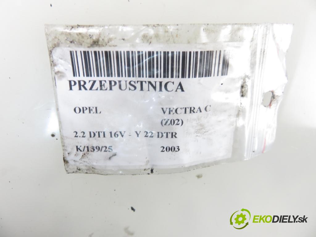 OPEL VECTRA C (Z02) LIFTBACK 2003 92,00 2.2 DTI 16V 125 - Y 22 DTR 2172,00 Škrtiaca klapka 55350621 ; 08226804 (Škrtiace klapky)