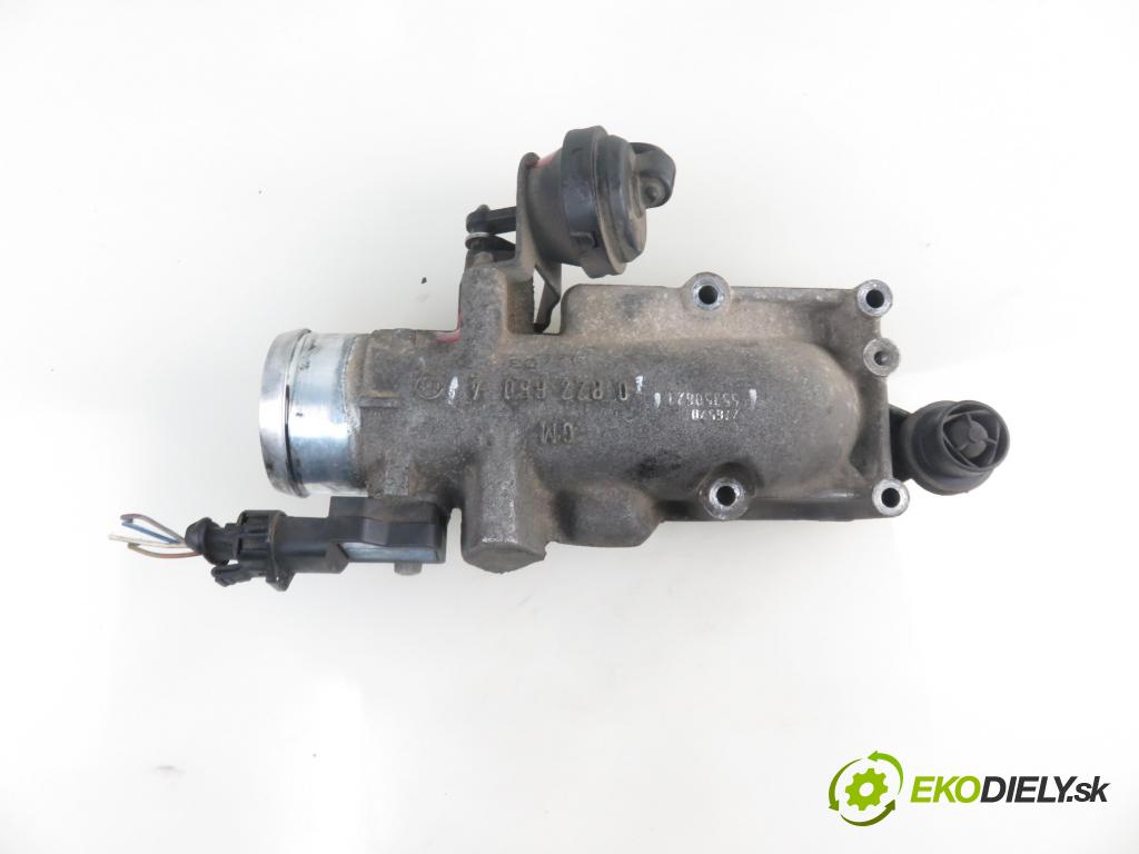 OPEL VECTRA C (Z02) LIFTBACK 2003 92,00 2.2 DTI 16V 125 - Y 22 DTR 2172,00 Škrtiaca klapka 55350621 ; 08226804 (Škrtiace klapky)
