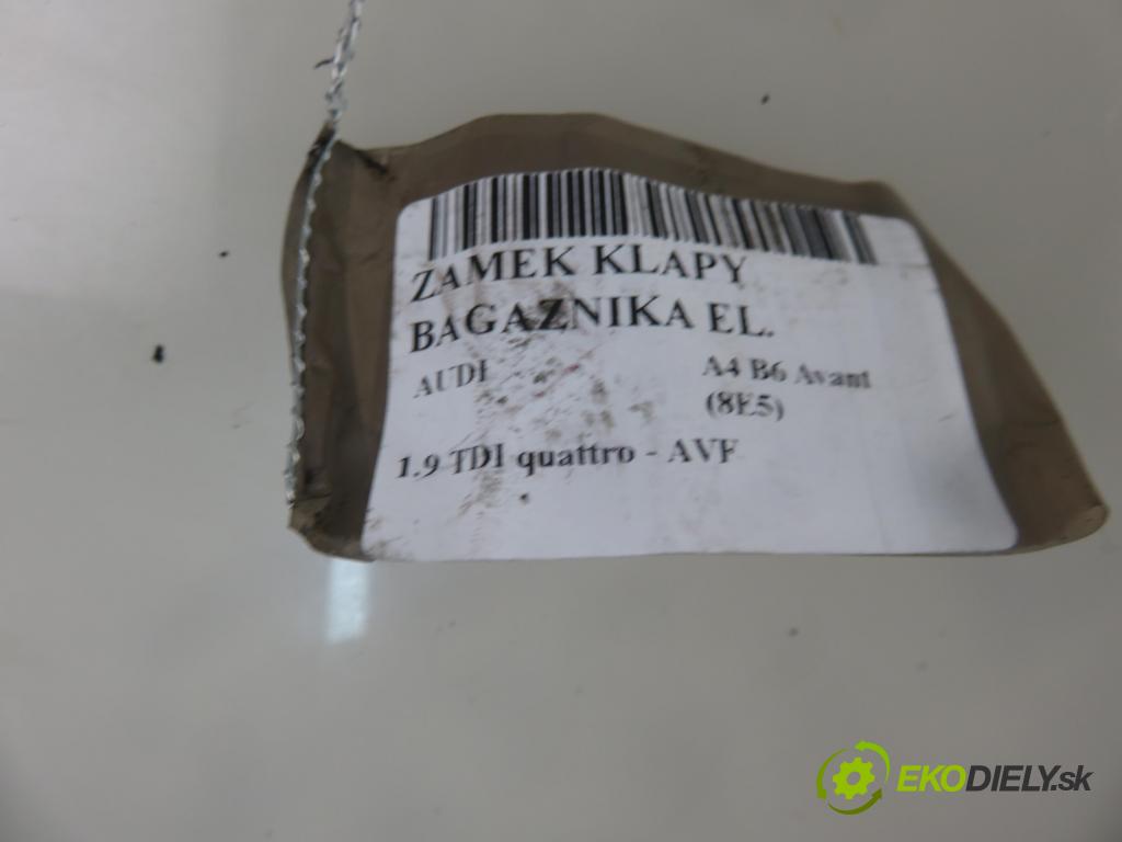 AUDI A4 Avant (8E5, B6) KOMBI 2002 96,00 1.9 TDI quattro - AVF 1896,00 zámok dveří kufr EL. 8E9827520