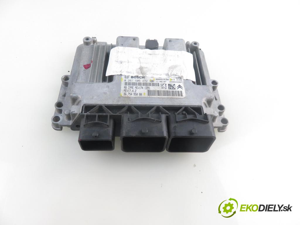 CITROEN C4 II (B7) HB 2011 88,00 1.6 VTi 120 - 5FS (EP6C) 1598,00 Riadiaca jednotka Motor 9675495080 ; 0261S06472 ; 9666319180