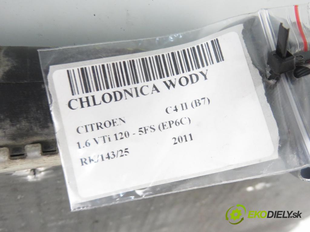 CITROEN C4 II (B7) HB 2011 88,00 1.6 VTi 120 - 5FS (EP6C) 1598,00 chladič vody 9674089680