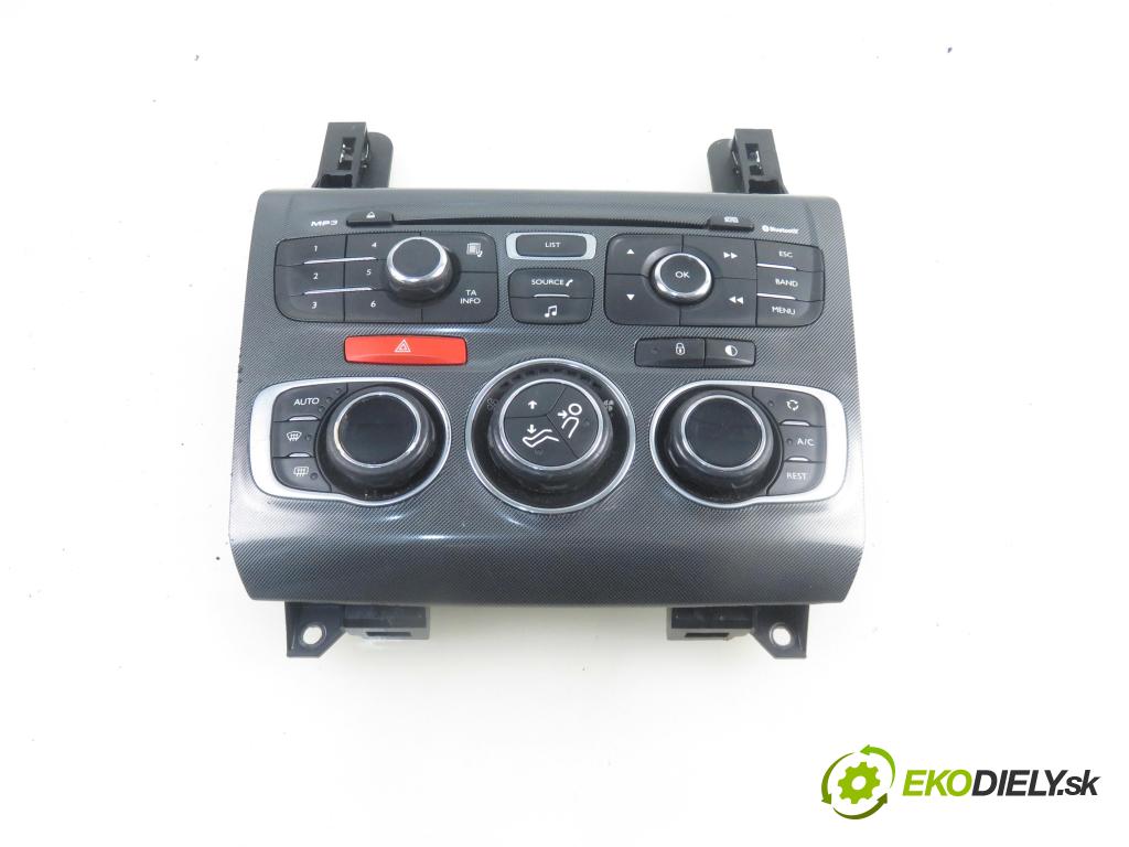 CITROEN C4 II (B7) HB 2011 88,00 1.6 VTi 120 - 5FS (EP6C) 1598,00 Panel kúrenia KLIMATRONIK 9666027477