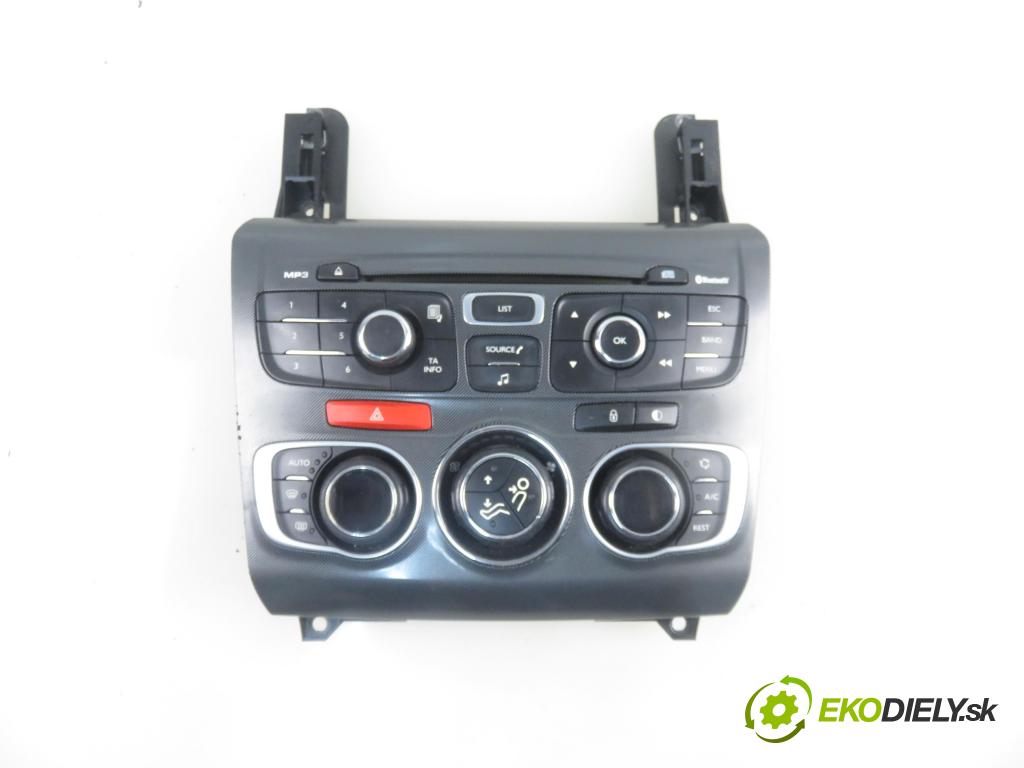 CITROEN C4 II (B7) HB 2011 88,00 1.6 VTi 120 - 5FS (EP6C) 1598,00 Panel kúrenia KLIMATRONIK 9666027477