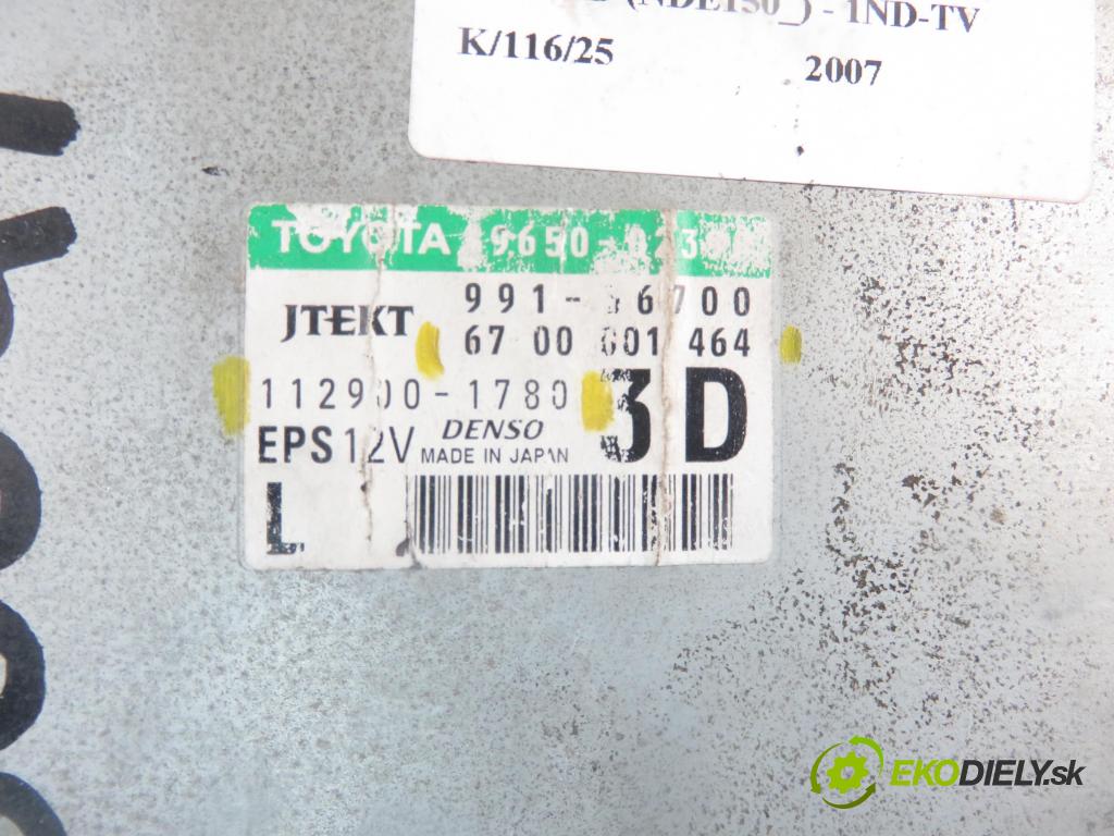 TOYOTA AURIS (_E15_) HB 2007 66,00 1.4 D-4D 90 - 1ND-TV 1364,00 Riadiaca jednotka servočerpadlo 1129001780 ; 6700001464 (Riadiace jednotky)