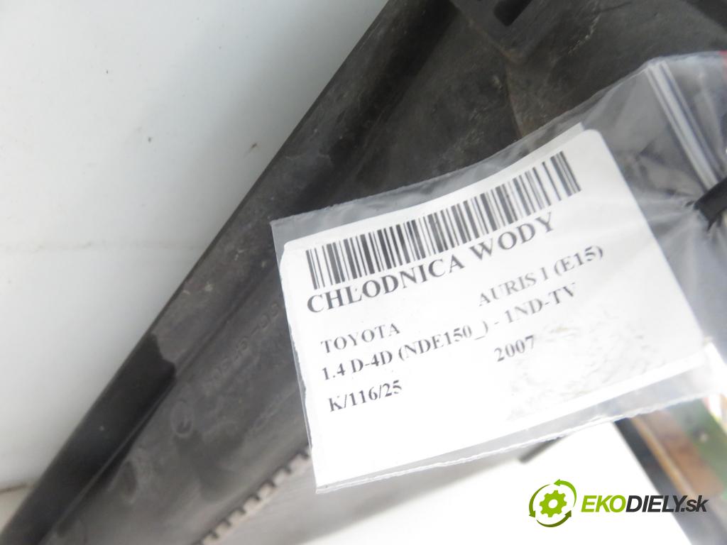 TOYOTA AURIS (_E15_) HB 2007 66,00 1.4 D-4D 90 - 1ND-TV 1364,00 chladič vody